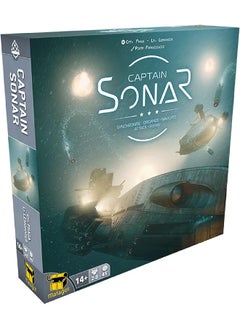 Captain Sonar Board Game Base Game Submarine Strategy Game Cooperative Team Based Game For Adults And Teens Ages 14 Plus 2 8 Players Average Playtime 45 60 Minutes Made