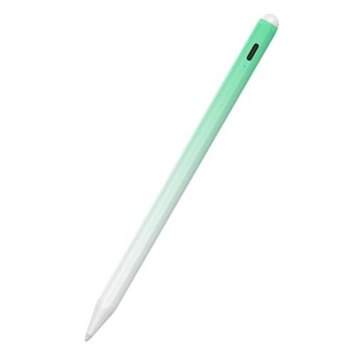 JAMJAKE Stylus Pen for iPad 11th&10th Generation - 2X Fast Charge Active Pencil Compatible with 2018-2025 Apple iPad Pro 11"/12.9"/M4, iPad Air 3/4/5/M2/M3, iPad 6-11, iPad mini 5/6 Gen - White Green - Image 1