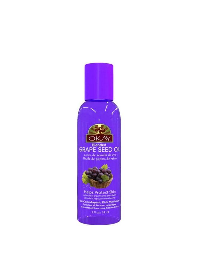 OKAY ; Blended Grape Seed Oil ; For Hair And Skin; 2 Ounce - Image 2