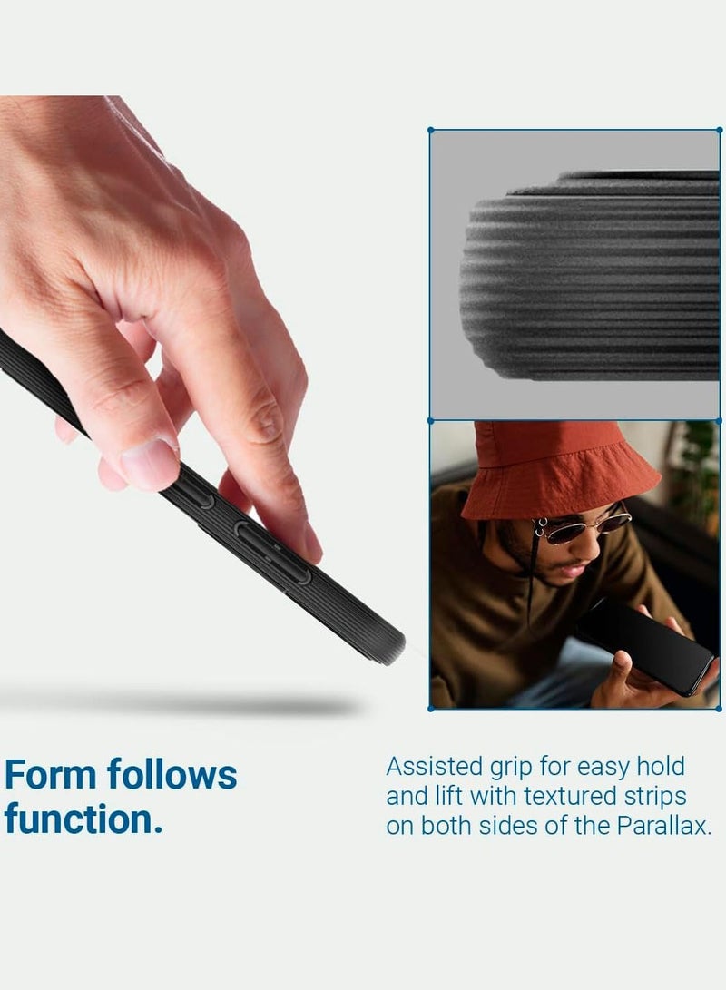 Caseology Parallax for Samsung Galaxy S24 Case Cover (2024) - Matte Black - Image 4