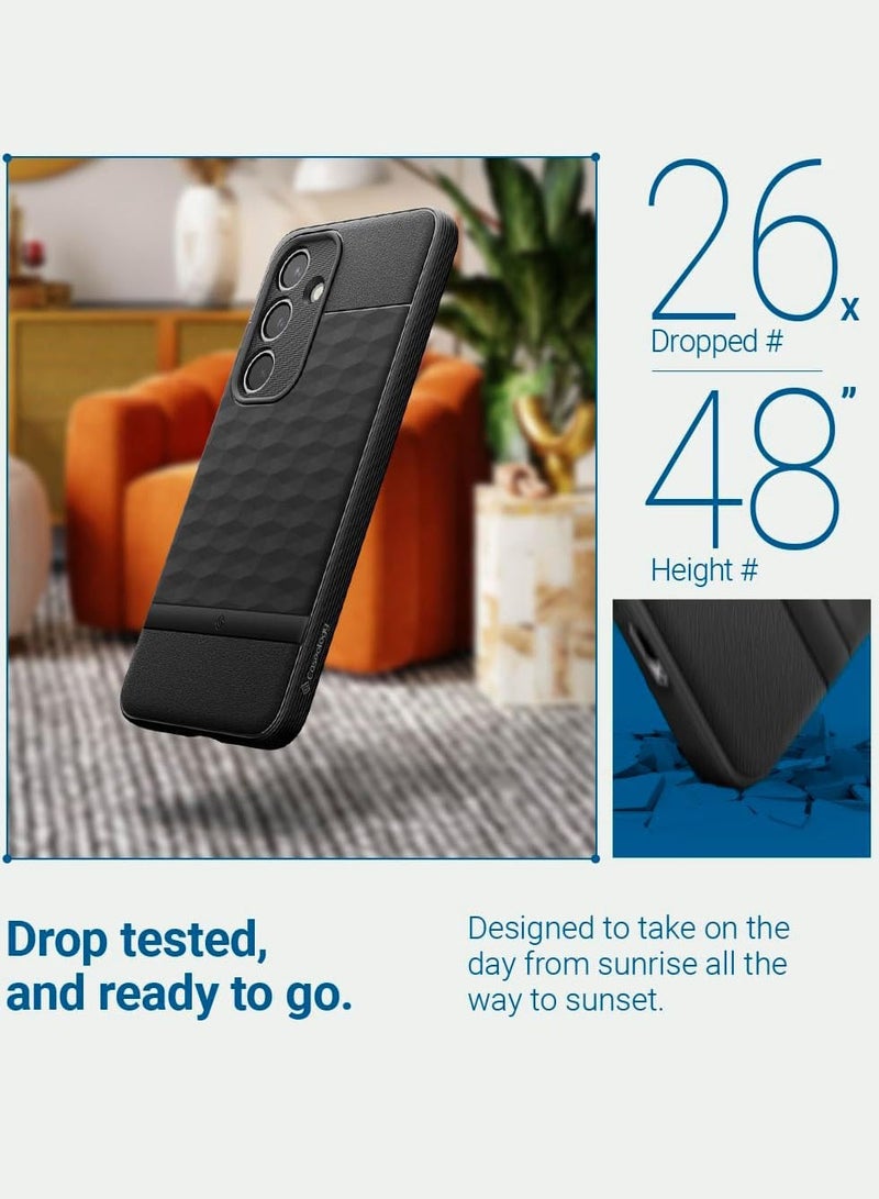 Caseology Parallax for Samsung Galaxy S24 Case Cover (2024) - Matte Black - Image 5