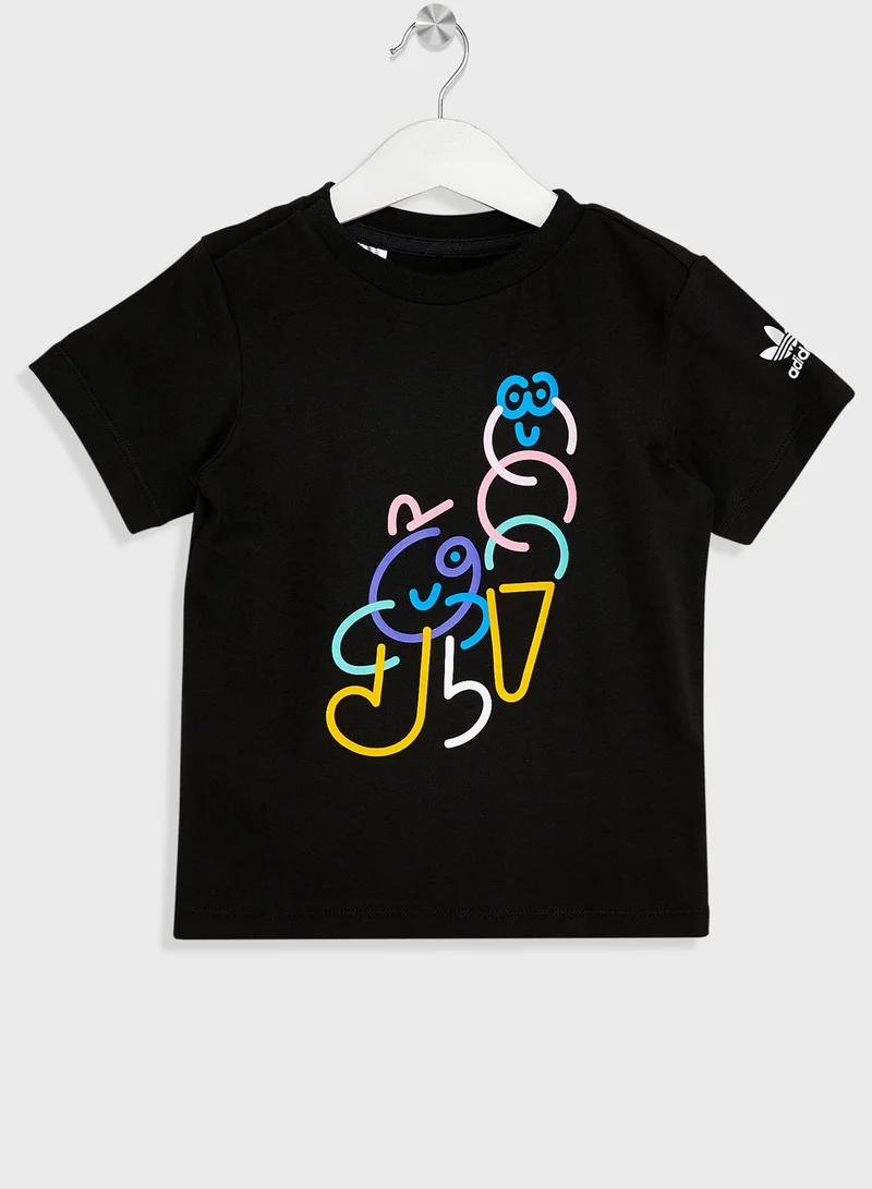adidas Originals Kids Adicolor Shorts and T-Shirt Set
