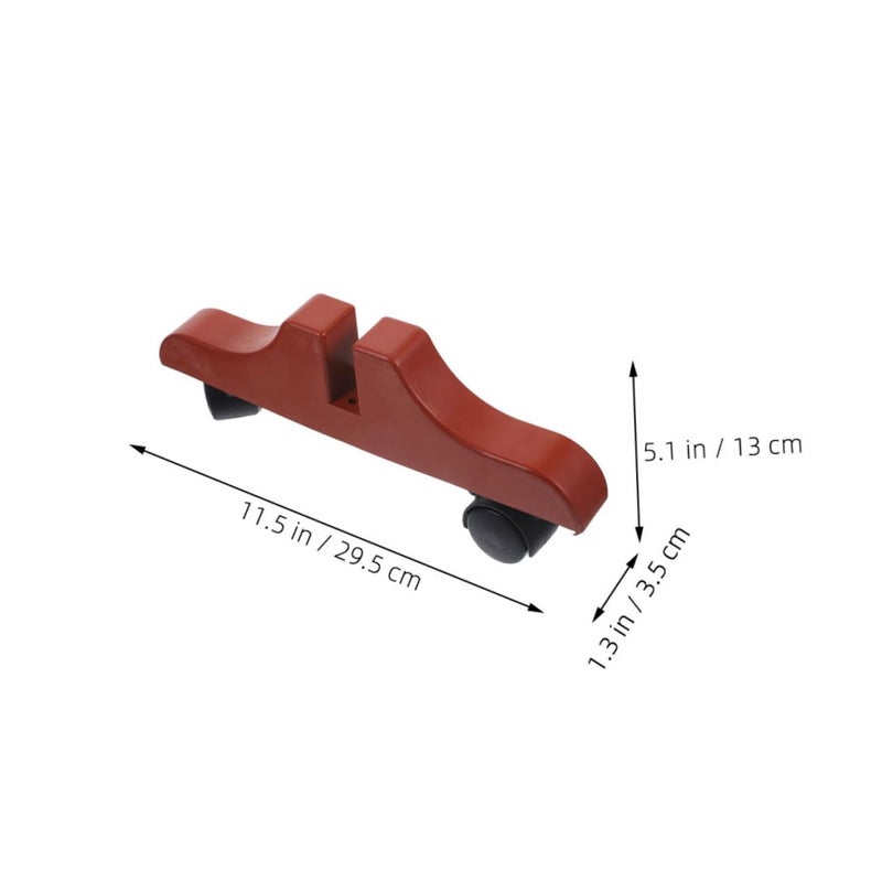 4pcs Adjustable Mobile Screen Divider Base With Wheels For Home Office Bedroom - Image 3