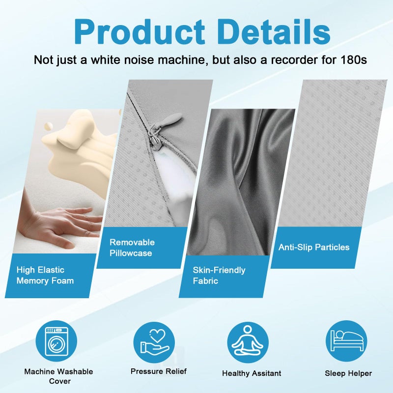 إيزي سو وسادة رمادية على شكل إسفين وسادة للراحة في السرير وسائد لتثبيت وضع الساقين للجلوس في السرير وسادة من الإسفنج المرن للبالغين لدعم الظهر وسادة للقراءة للأسرة والأرائك للنوم وتخفيف آلام الظهر والساقين والارتجاع الحمضي ومكافحة الشخير - Image 4