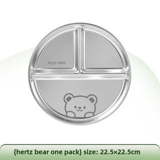 1 x 5 pcs Stainless Steel Portion Control Cartoon Kids Plate Hehe bear dinner plate [1 pack]] - pzsku/ZA1040D3E5F3D235F7A3AZ/45/1746214208/cdeb5888-d6bd-4dc8-a0a5-84f1c1b0503a