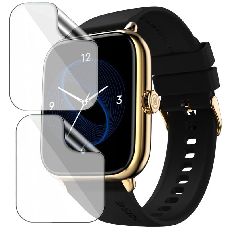 HELLOSCREEN 2-Pack | Screen Protector Guard for Noise Icon 3 | 1.91 inch | Smartwatch - Flexible & Ultrathin TPU Film, 9H Scratch Resistant, Bubble Free - Not Tempered Glass - Image 1