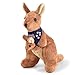 BOHS Plush Kangaroo with Australia Scarf and Removable Joey Cuddly Soft Stuffed Mom and Baby Animals Toy 11 Inches - Image 2