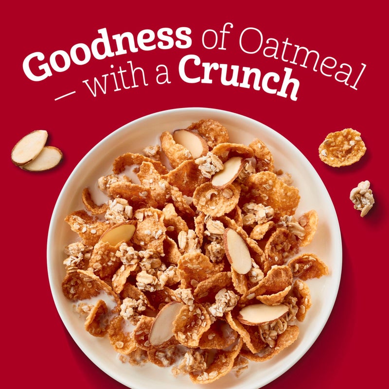 Oatmeal Crisp Heart Healthy Cereal, High Fiber Cereal Made with Whole Grain, 19.7 oz - Image 3