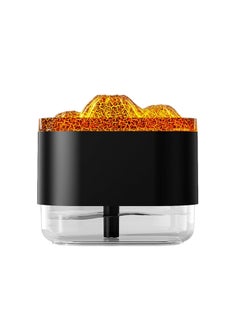 DIGI CORE 300ML Humidifier For Bedroom Flame Diffuser Portable Noiseless Aroma Diffuser For Home And Office Essential Oil Cool Mist Multi Color Changing Volcano 3Humidifier Auto-Off Protection  - Image 1