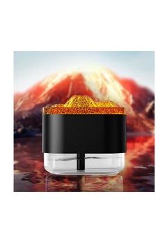 DIGI CORE 300ML Humidifier For Bedroom Flame Diffuser Portable Noiseless Aroma Diffuser For Home And Office Essential Oil Cool Mist Multi Color Changing Volcano 3Humidifier Auto-Off Protection  - Image 4