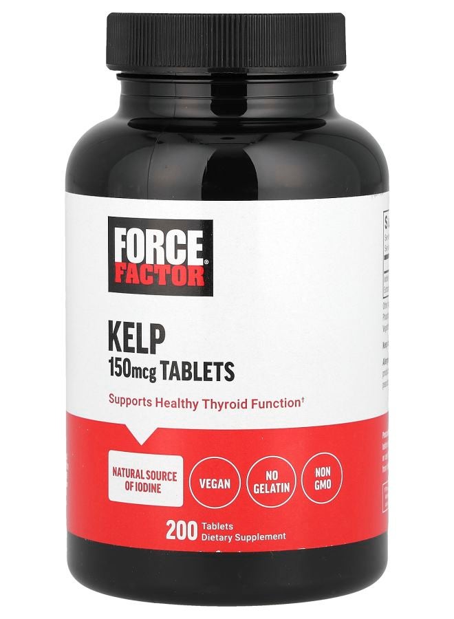 Force Factor Kelp 150 mcg 200 Tablets - Image 1