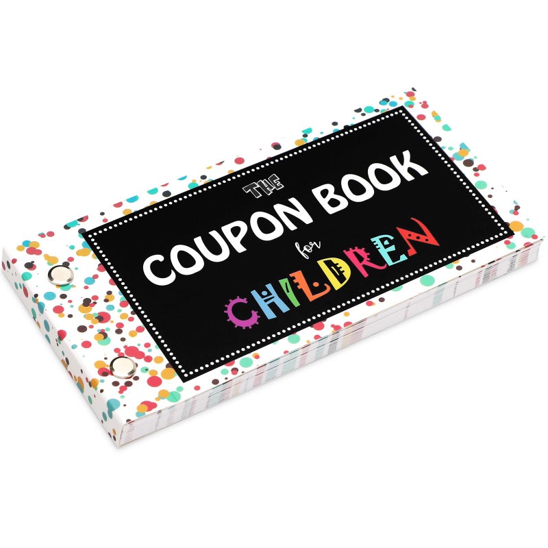 Juleasel Coupon Book For Kids  30 Blank Fillable Gift Vouchers For Boys And Girls  Blank Coupons To Fill In Your Own Gift Ideas  300Gsm - Image 1