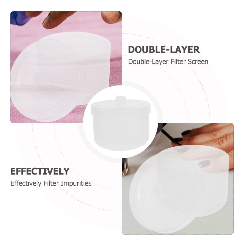 4 pcs Cleaning Tray for Nail Art Tweezer Manicure Tools Soaking Cleaning Box - Image 5