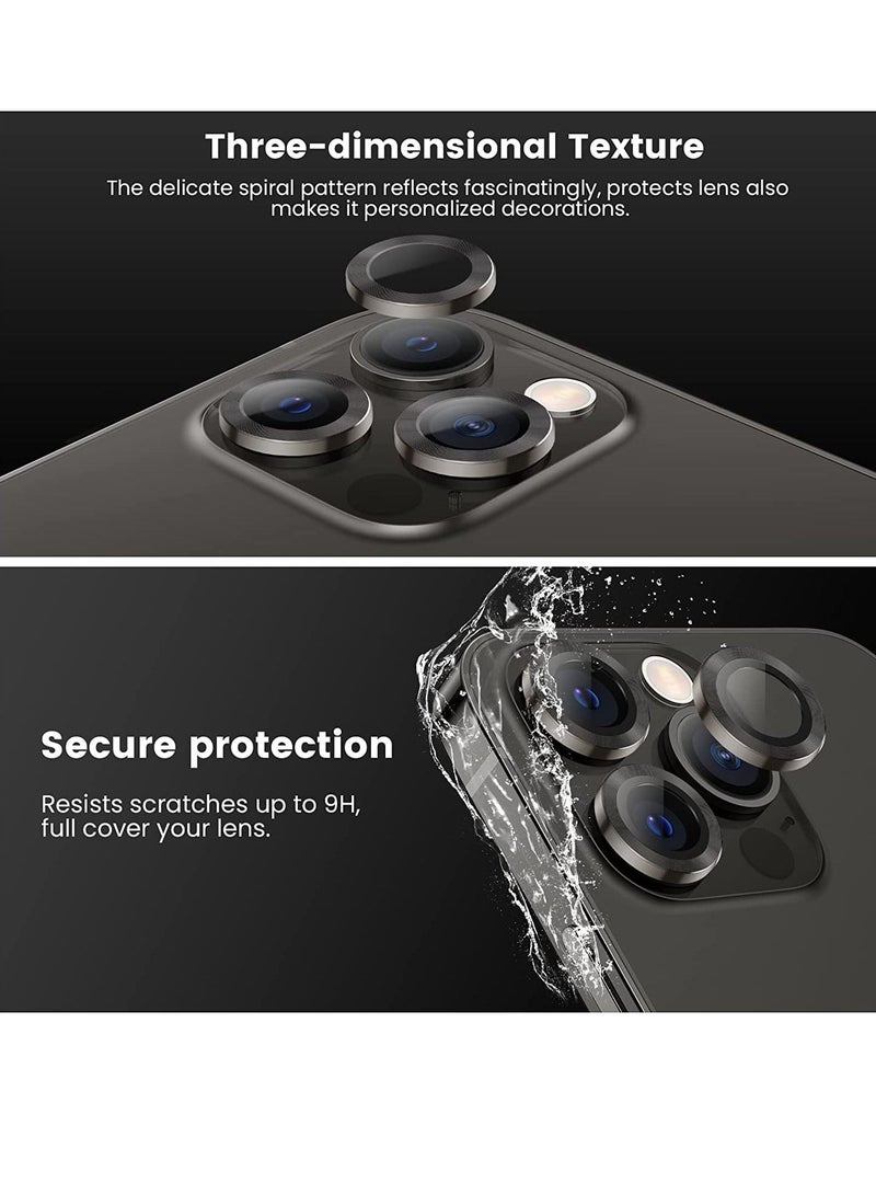 9H Tempered Glass Camera Cover Screen Protector Metal Individual Ring Protector for iPhone 14Pro 6.1 inch iPhone 14 ProMax 6.7 inch 2022 - Image 5