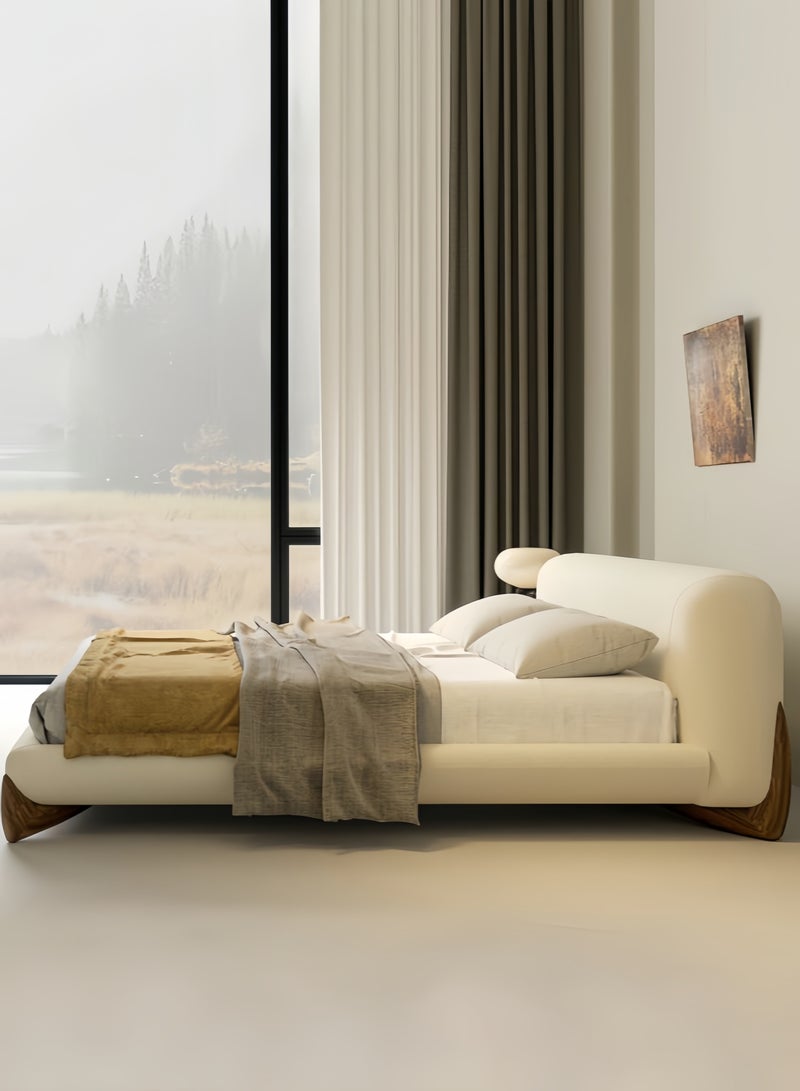 AAF FURNITURE Light Luxury Furniture Modern Bed Frame Without Mattress for Home Bedroom Decoration  - Image 3