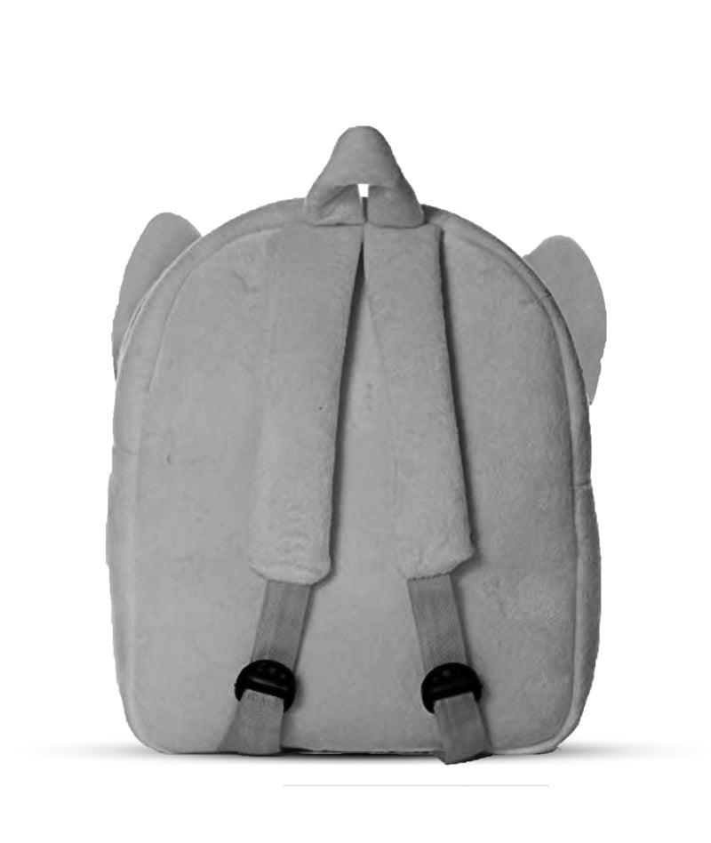 Frantic Kids Soft Animal Cartoon Travelling School Bag Soft Plush 1 Compartment Backpacks Boys Girls Baby for 2 to 5 Years Baby/Boys/Girls Nursery, Preschool, Picnic (FullBodyGreyRabbit) - Image 3