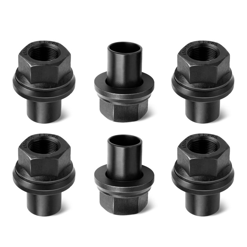 Camotokiit 6PCS Two Piece 28mm Sleeve Flanged M22x15 Wheel Nuts 33mm Hex Hub PilotUnimount - Image 3