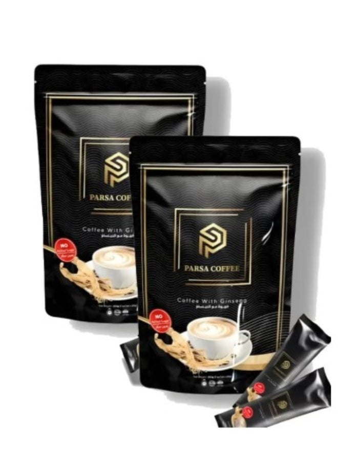 قهوة بارسا بارسا قهوه مع الجينسنج - 10 باكيت
