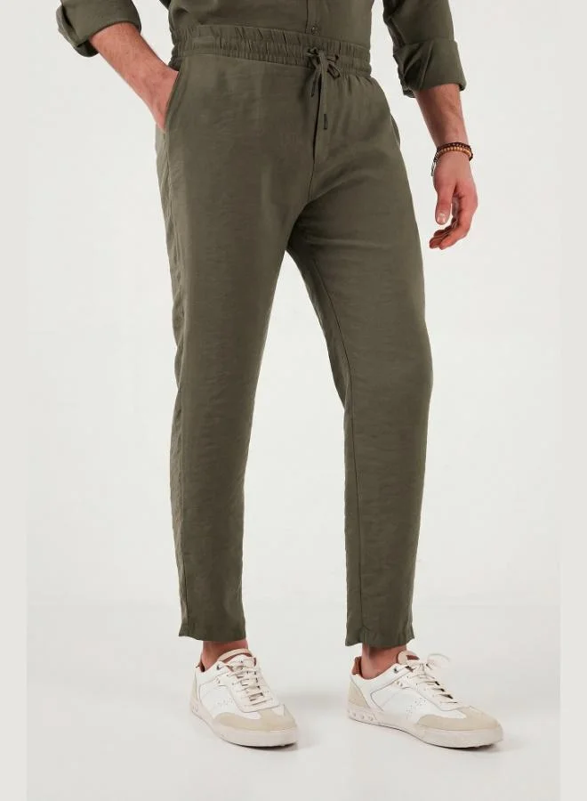 Buratti  Buratti Regular Fit Normal Waist Straight Leg Trousers Men's PANTS CF26S611639 for Men | Best Price UAE