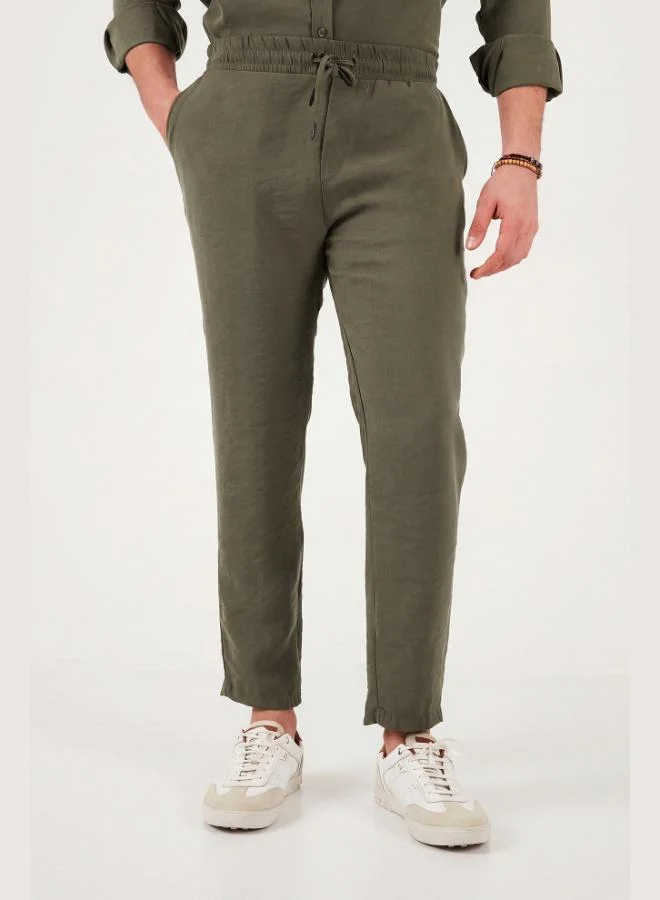Buratti  Buratti Regular Fit Normal Waist Straight Leg Trousers Men's PANTS CF26S611639 for Men | Best Price UAE
