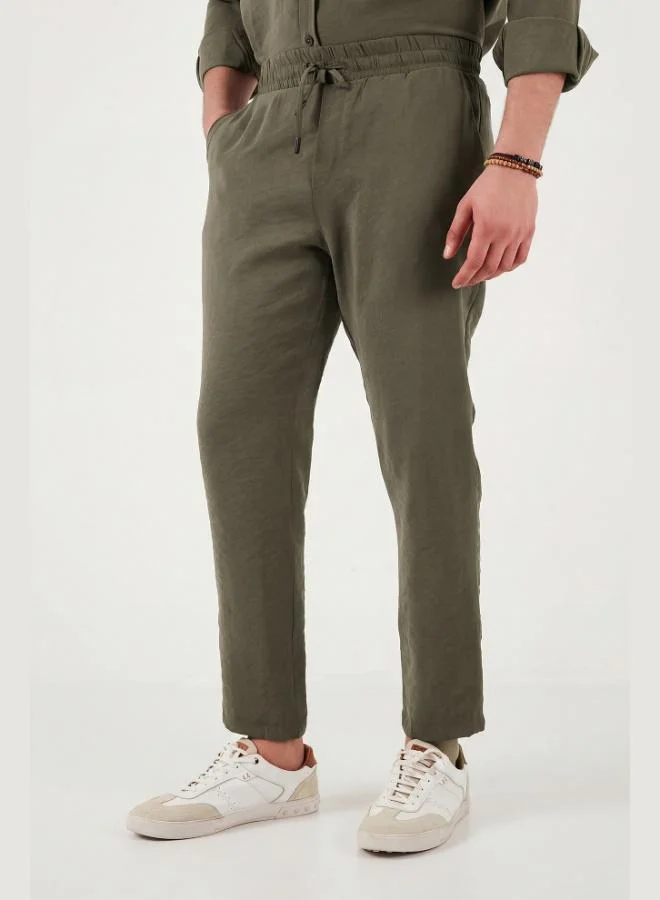 Buratti  Buratti Regular Fit Normal Waist Straight Leg Trousers Men's PANTS CF26S611639 for Men | Best Price UAE