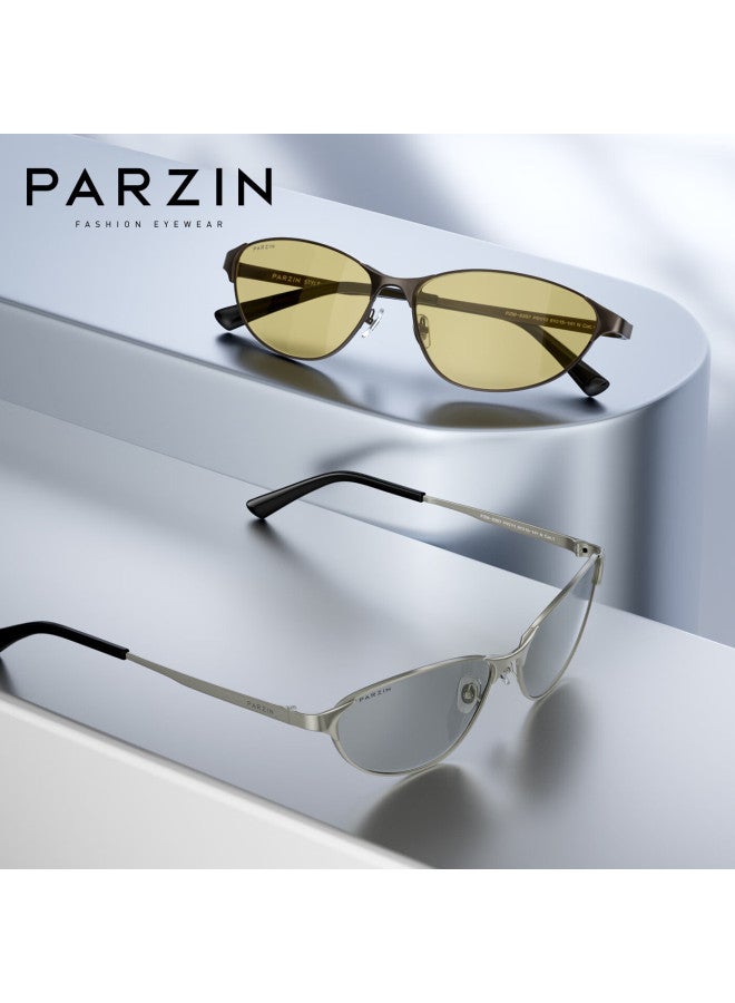 Parzin Sungl For Women, Cyber Futuristic Style Y2k Fashion Retro Cat-eye Gl, Uv Protection Driving Trendy Sungl For Men Pz8397 - Image 1