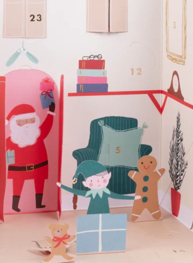 Meri Meri Santa's House Pop Up Advent Calendar - Image 2