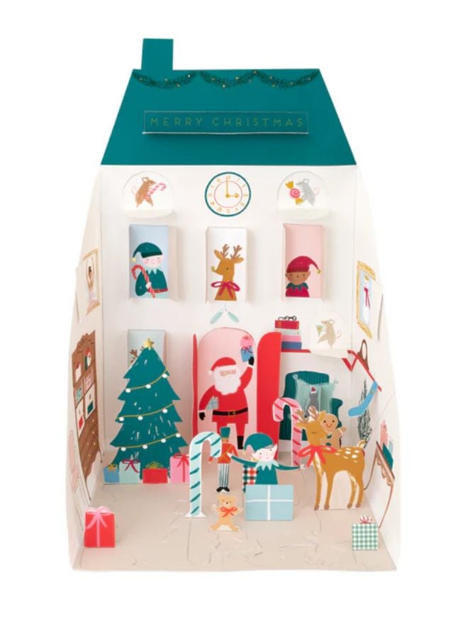 Meri Meri Santa's House Pop Up Advent Calendar - Image 1