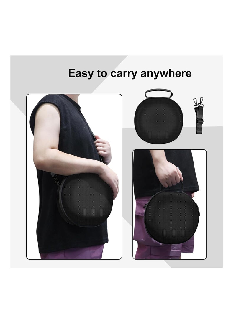 Anmi Hard Carrying Case Compatible with Meta Oculus Quest 3, VR Gaming Headset and Touch Controllers Accessories Carry Bag, Suitable for Travel and Home Storage Case (Black)  - Image 4