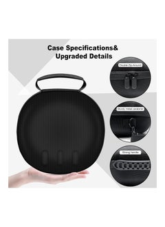 Anmi Hard Carrying Case Compatible with Meta Oculus Quest 3, VR Gaming Headset and Touch Controllers Accessories Carry Bag, Suitable for Travel and Home Storage Case (Black)  - Image 3