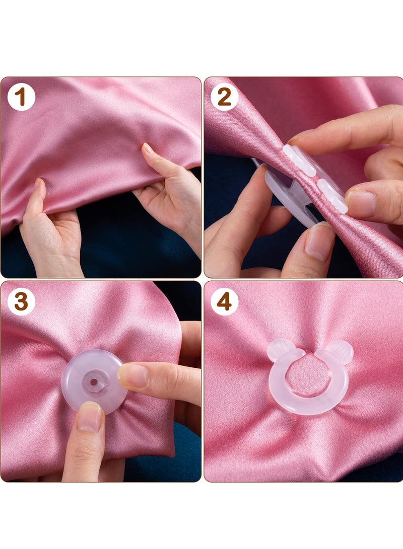 Duvet Comforter Clips, Plastic Quilt Clip Prevent Displacement, Quilt Cover Corner Clip Fastener for Duvet Sheet Blankets 12 Pcs - Image 4