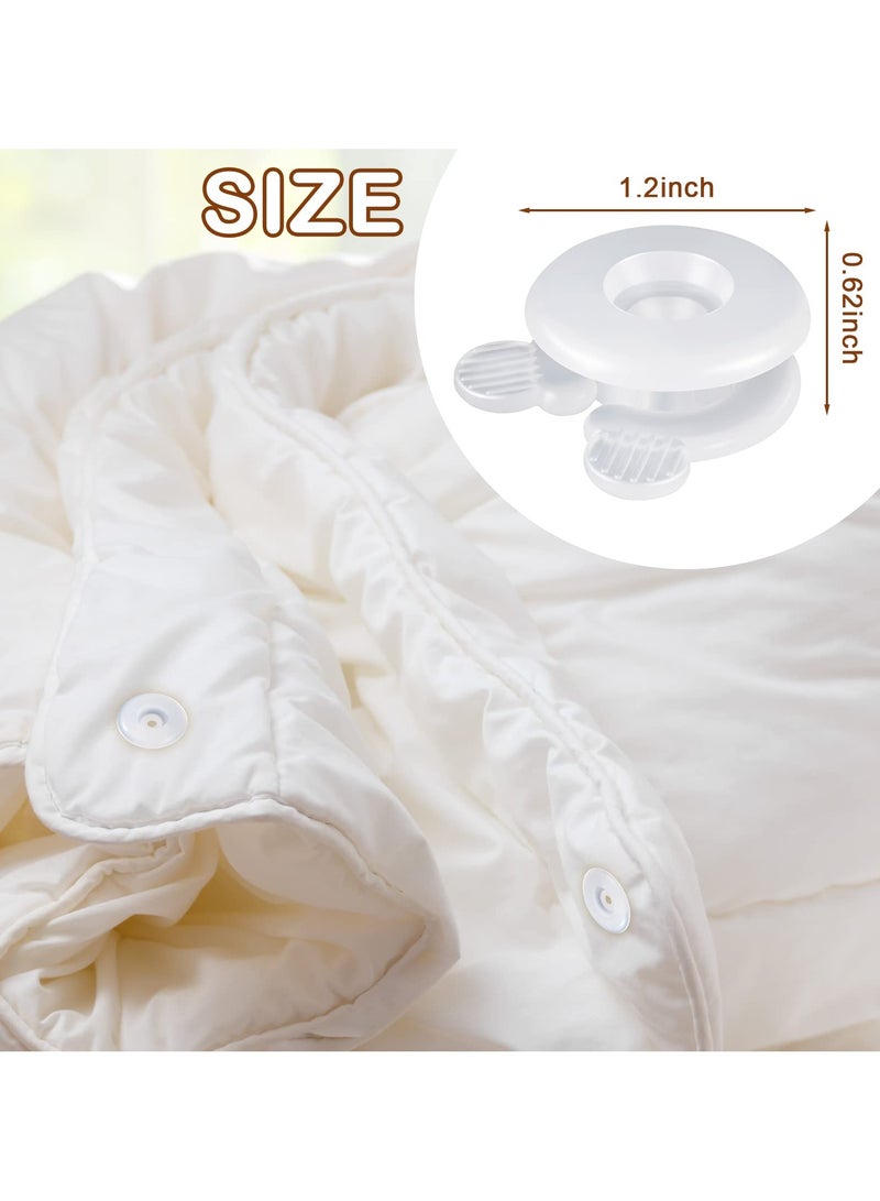 Duvet Comforter Clips, Plastic Quilt Clip Prevent Displacement, Quilt Cover Corner Clip Fastener for Duvet Sheet Blankets 12 Pcs - Image 5