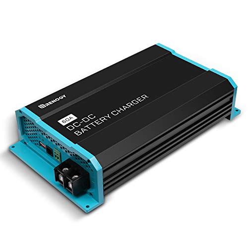 Renogy 12V 60A DC to DC On-Board Battery Charger for Flooded, Gel, AGM, and Lithium, Using Multi-Stage Charging in RVs, Commercial Vehicles, Boats, Yachts, 60A - Image 1
