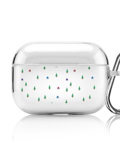 Stylizedd Classic Clear printed Case for Apple AirPods Pro 2nd Generation Thin Transparent Cover [Designed for Apple AirPods Pro 2nd Generation] - Cabin Wood  - Image 1