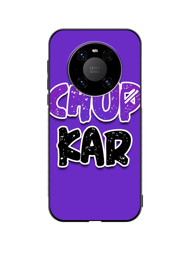 VR CREATIVE Protective Case Cover For Huawei Mate 40 Chup Karo Hindi Quote Design Multicolour - Image 1