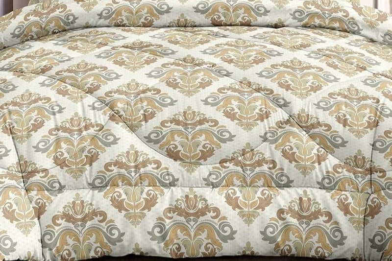 VIVEA RESERVE Premium 220Gsm Double Bed Ac Comforter Soft Cotton Quilt For All Seasons Reversible Lightweight Includes 1 Comforter For Double Bed (90 X100Inch, Golden,300Tc)Quilt, Comforter,1Piece - Image 5