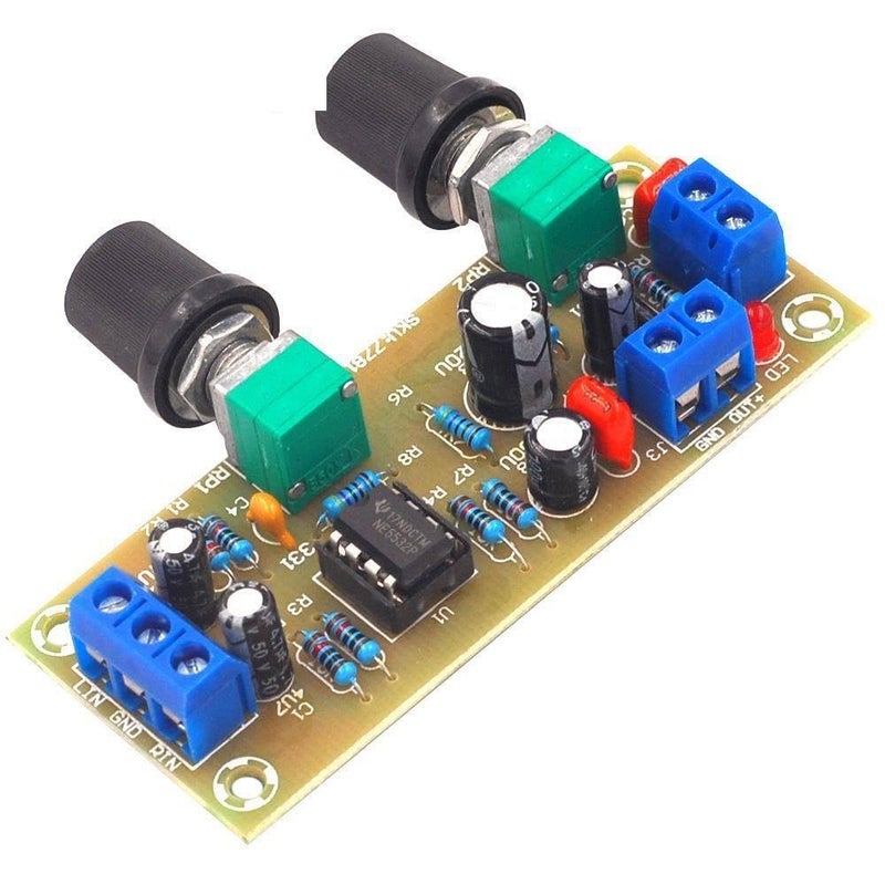Subwoofer Preamp Board 22Hz 300Hz Frequency Filter Plate DIY Kit 10 24V DC - Image 3