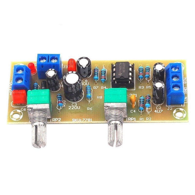 Subwoofer Preamp Board 22Hz 300Hz Frequency Filter Plate DIY Kit 10 24V DC - Image 4