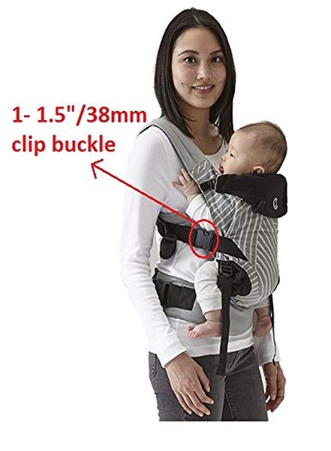 Ponini Replacement Parts/Accessories to fit Contours Strollers and Car Seats Products for Babies, Toddlers, and Children (1.5"/38mm Baby Carrier Buckle) - Image 2