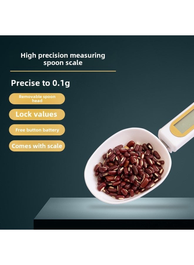 Electronic Scale Measuring Spoon Scale High Precision Measuring Spoon Baking Baby Milk Powder Spoon Weighing Grams Scale Kitchen Weighing Spoon-Color:Electronic Measuring Spoon Scale -Specifications:No Specifications  - Image 3