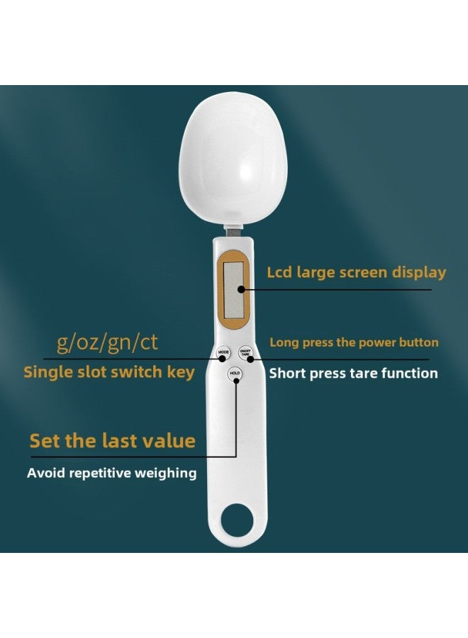 Electronic Scale Measuring Spoon Scale High Precision Measuring Spoon Baking Baby Milk Powder Spoon Weighing Grams Scale Kitchen Weighing Spoon-Color:Electronic Measuring Spoon Scale -Specifications:No Specifications  - Image 4