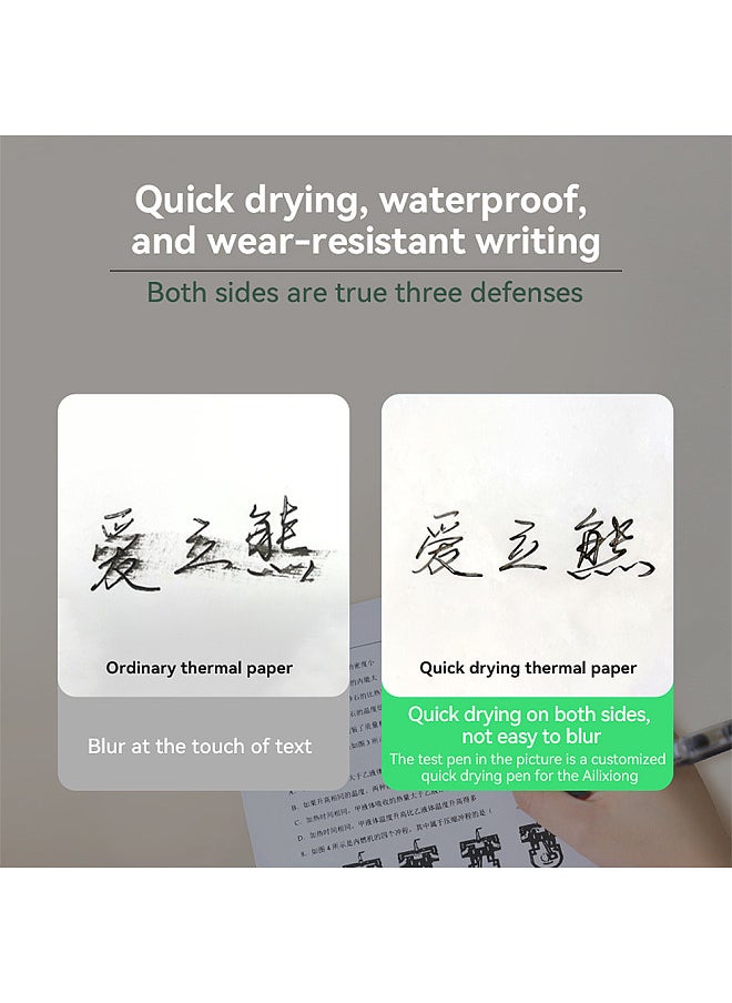 PeriPage - A4 Thermal Paper Double Side Printing Paper Continuous Folding 210x297mm(8.26x11.69inch) 100 Sheets BPA-free Suitable for A40 P40 Thermal Printer Perfect - Image 1