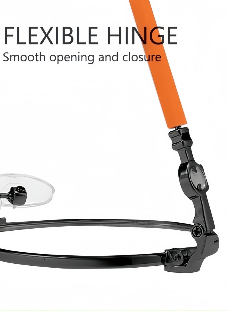 Kids Blue Light Blocking Glasses, Anti Eyestrain Computer Glasses, Gaming Eyewear UV400 Protection with Light Weight Metal Frame for Boys Girls and Children Age 3-12, Black - Image 4