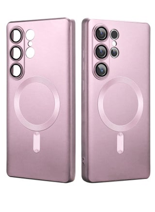 Slim Soft Silicone Matte Case with Camera Lens Protector With Stable Magnetic Shockproof For Samsung Galaxy S25 Ultra (Rose Gold) - pzsku/ZA10533C8228ED5A91FADZ/45/1745432596/537214b7-9050-411a-b4a2-cb3090d5698a