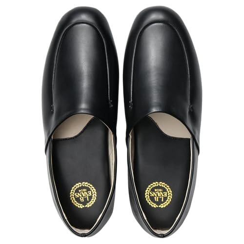 L.B. Evans Mens Duke Opera Slip On Casual Slippers Casual - Black - Size 10 D - Image 3