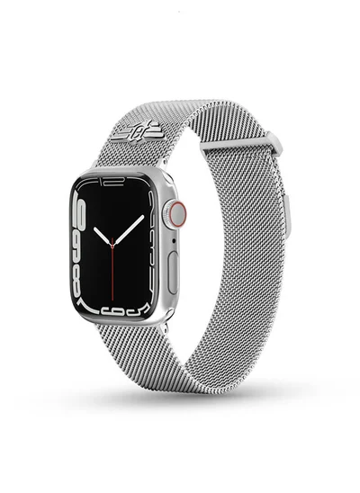 بوليس Mesh Silver Plated Plated Watch Straps