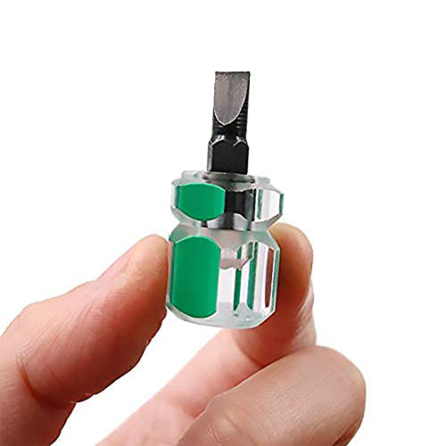 Buspoll Sewing Machine Screwdriver Ultra Short Screwdriver Tool - One Flat Head and One Phillips Screwdriver for Sewing Projects - Image 3