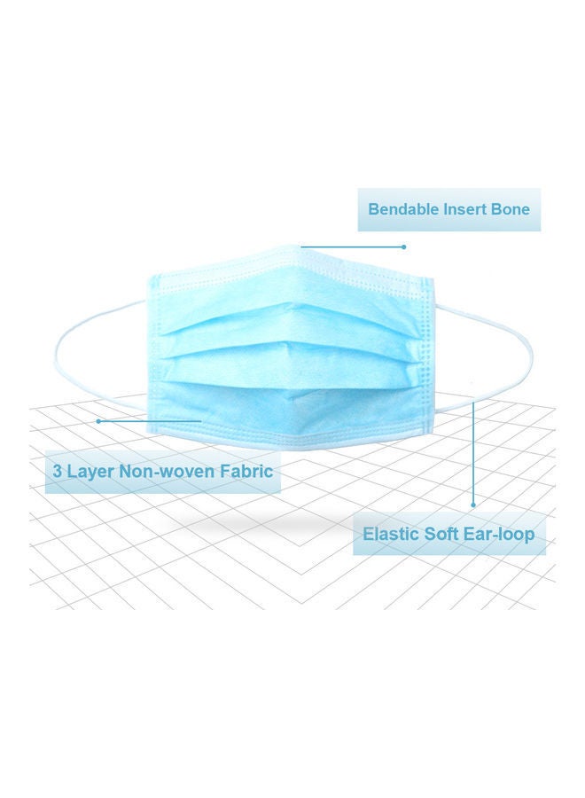 NIBEMINENT 20-Piece 3-Layer Disposable Face Mask - Image 5