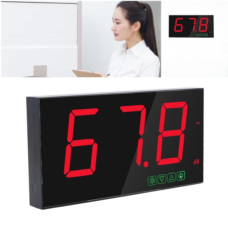 Digital Sound Level Meter 30 130dB USB Powered Wall Mounted High Accuracy - Image 4