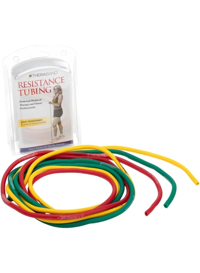 TheraBand Professional Latex Resistance Tubing for Upper Body Lower Body and Core Exercise Rehab and Conditioning - Image 1
